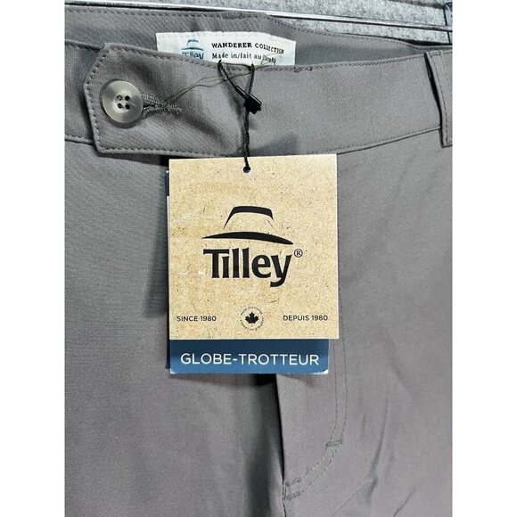 Tilley Wanderer Halifax Pants Wanderer Collection Slate Size 30 NWT - Picture 3 of 10